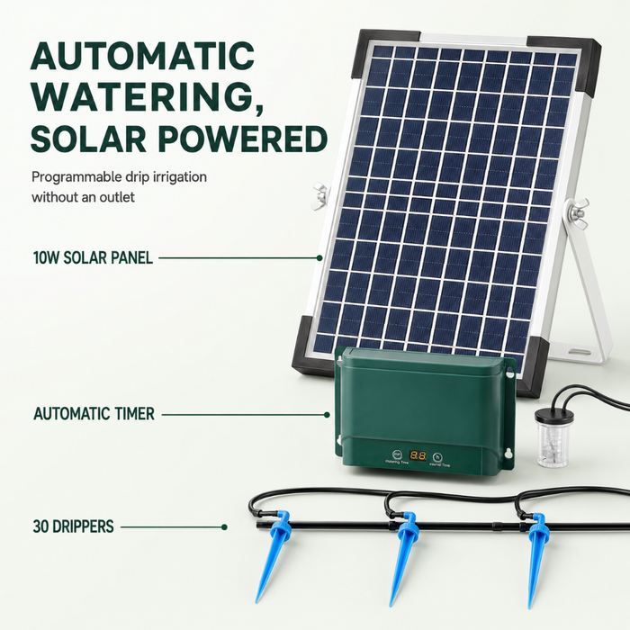 10W Solar Automatic Drip Irrigation Kit