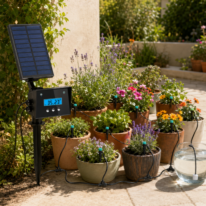 10 Plant Solar Drip Irrigation System