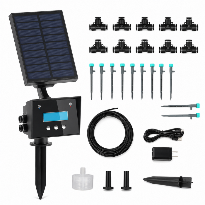 10 Plant Solar Drip Irrigation System
