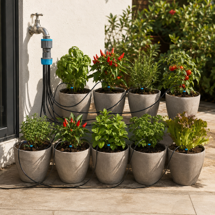 Garden Drip Irrigation Kit - 10 Plants