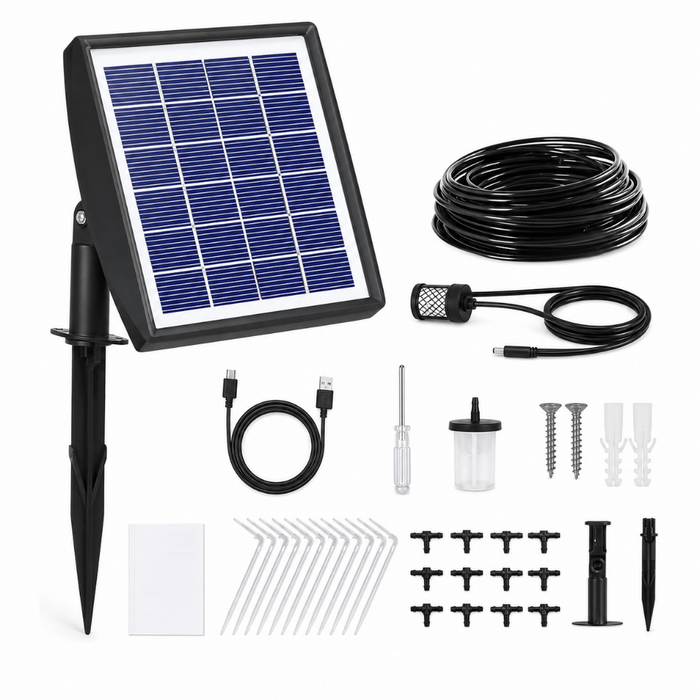 SolaraDrip - 32FT  Solar Automatic Drip Irrigation System Kit