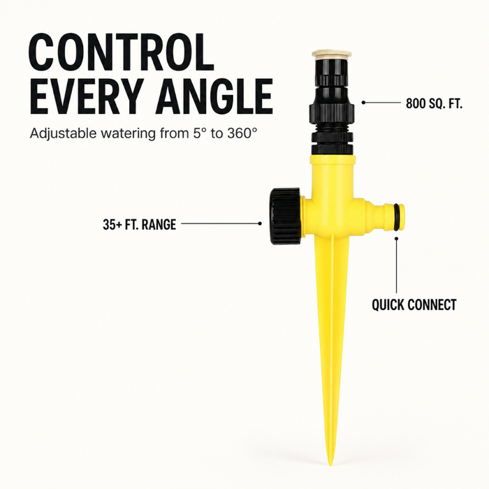 LawnJet Pro - Rotary Garden Irrigation Sprinkler