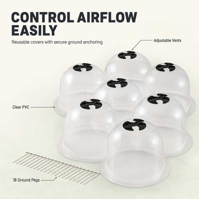CropCocoon - Reusable Plant Cloche Set