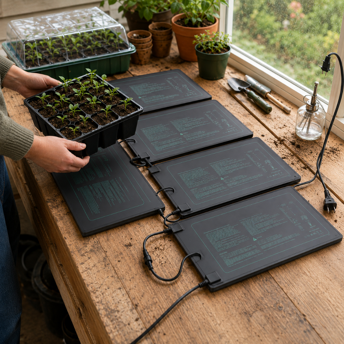 GrowLink - Daisy Chain Heat Mat Combo