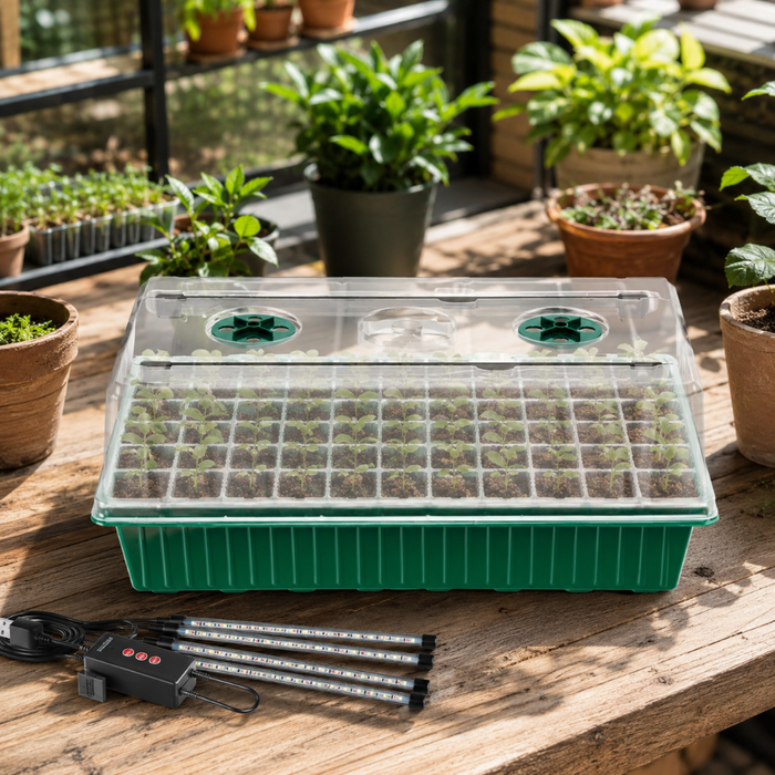 SproutLab - 120-Cell Self-Watering Seed Starter Kit