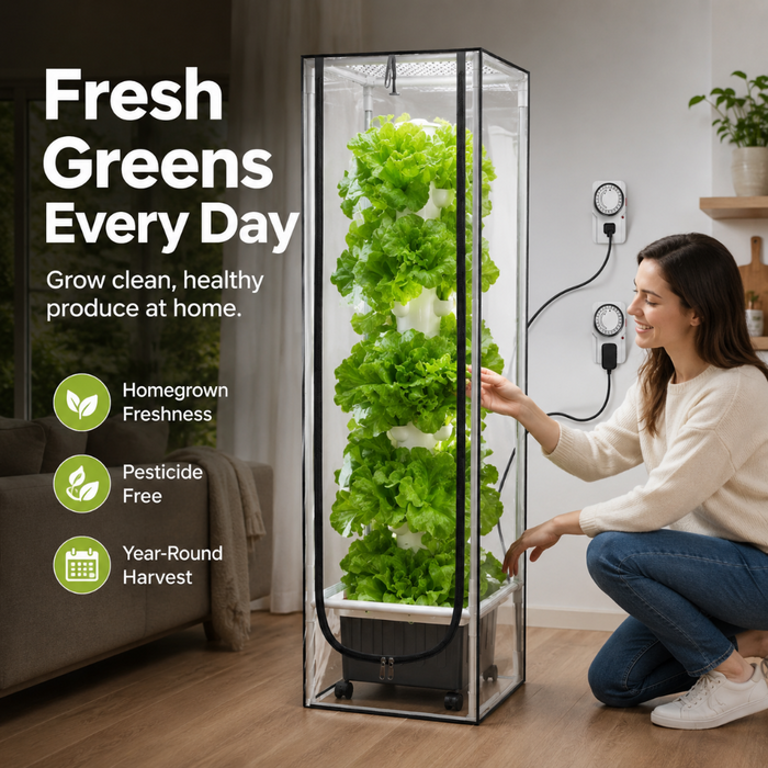 HydroHarvest - Hydroponic Growing System with Timer