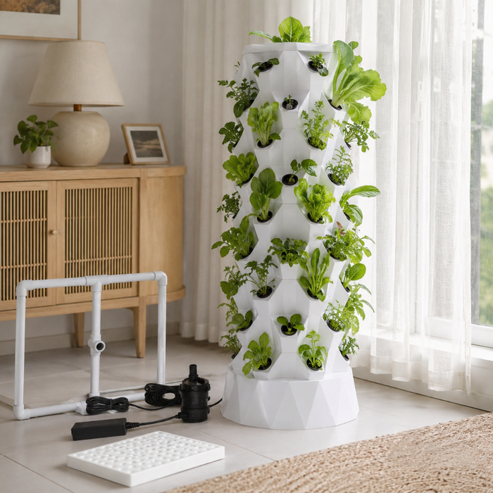 Vertical Hydroponic Garden Tower