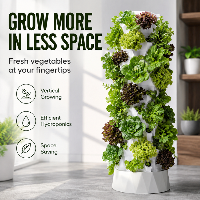 Vertical Hydroponic Garden Tower