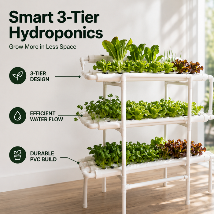 90 Plant Hydroponic System Grow Kit