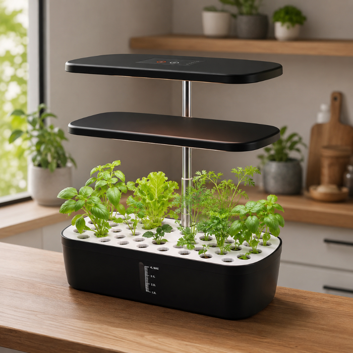 SproutHaus - Smart LED Herb Growing System