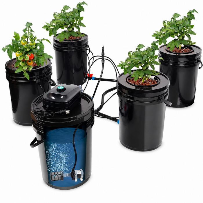 Hydroponics Growing System Kit - 5 Buckets