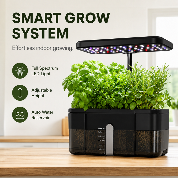 UrbanSprig - Indoor Herb Garden with LED Grow Light