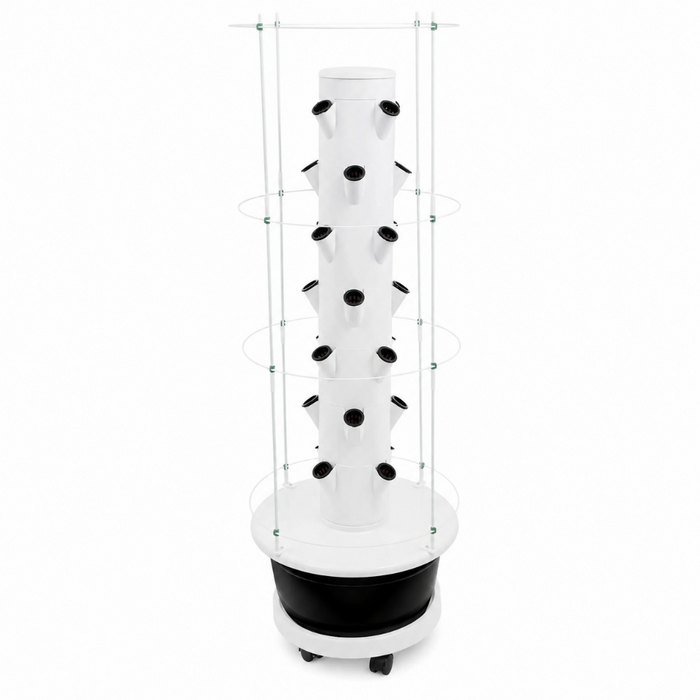 GrowMore - 28-Site Vertical Hydroponic Planter