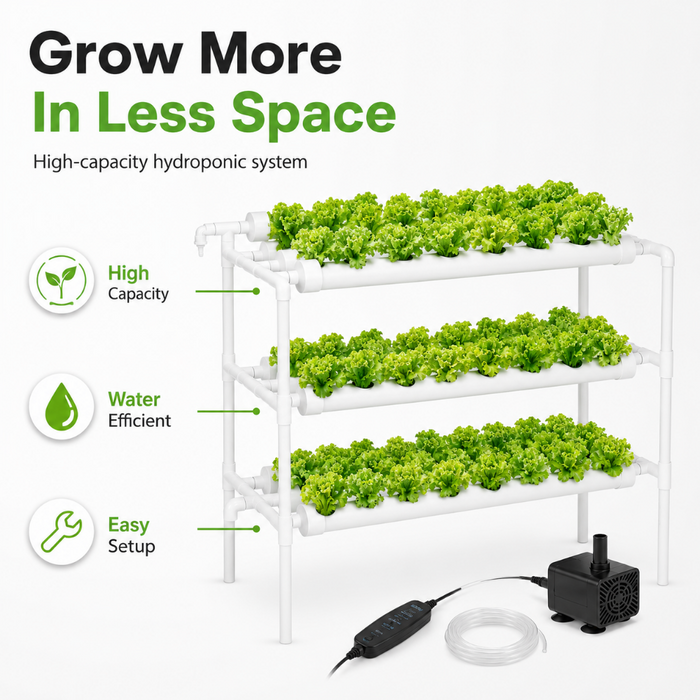 GrowGrid - High Capacity Hydroponic Grow Kit