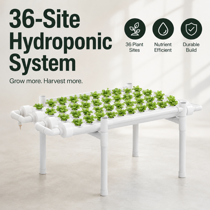 HomeHarvest - 36-Site Hydroponic Growing System