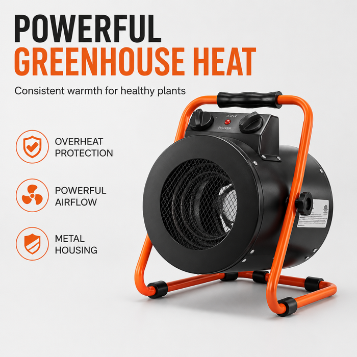 VerdantFlow - Electric Greenhouse Heater