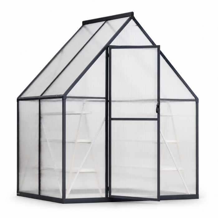 6' x 4' Walk-In Polycarbonate Greenhouse
