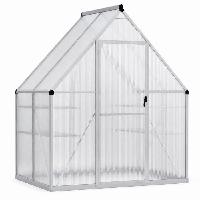 6' x 4' Walk-In Polycarbonate Greenhouse
