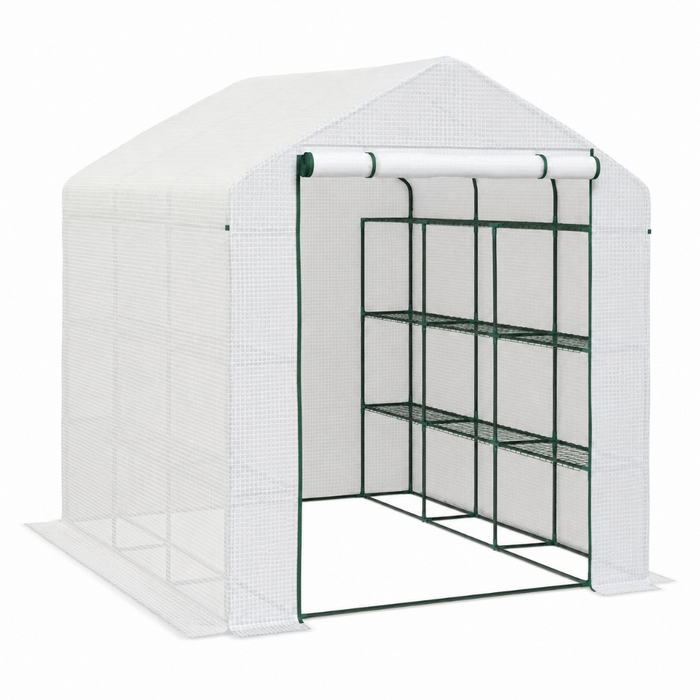 8' x 6' x 7' Walk-In Greenhouse