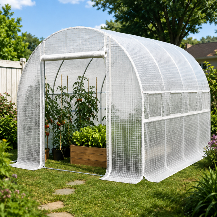 Large 10' x 7' x 7' Walk-In Tunnel Greenhouse