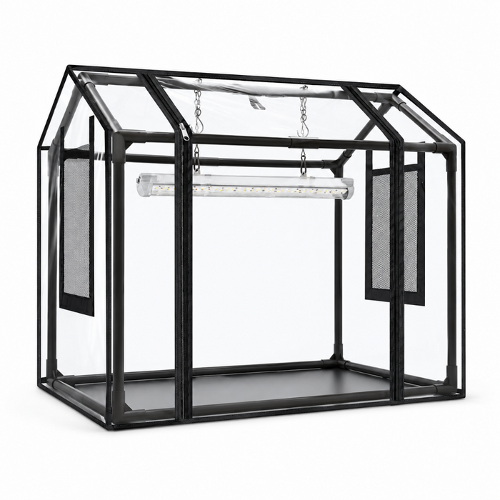 Mini Indoor Greenhouse with 18W LED Grow Light