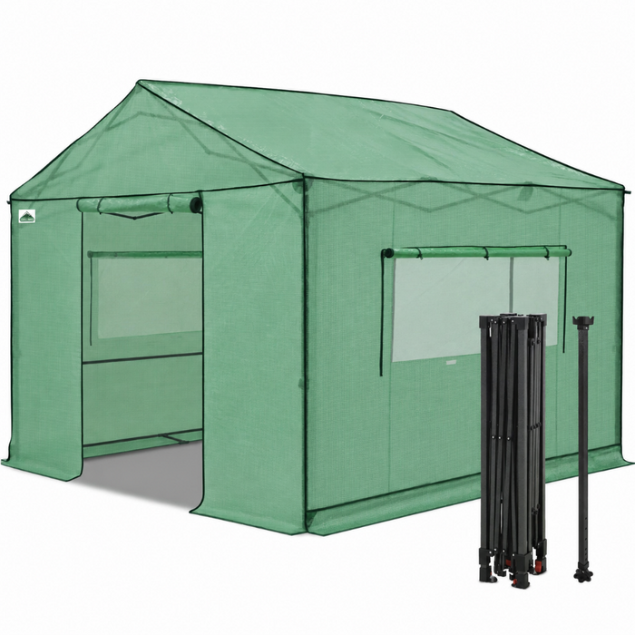 10' Portable Walk-in Pop Up Greenhouse