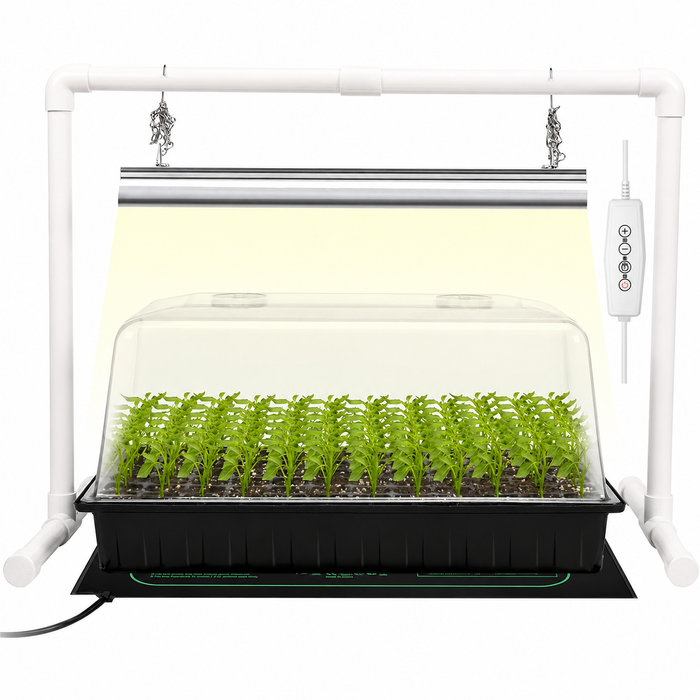GreenGrow - 1020 Seed Starter Kit with Grow Light