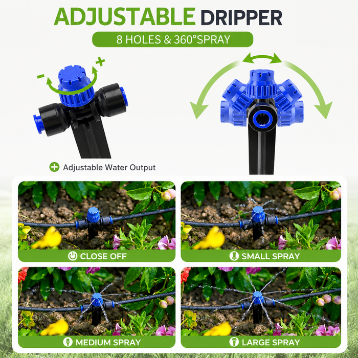 50FT Garden Drip Irrigation Kit