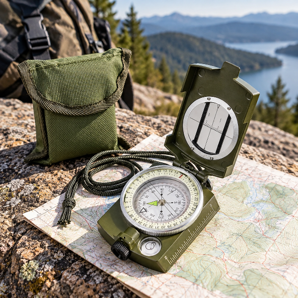 Military-Style Navigation Compass