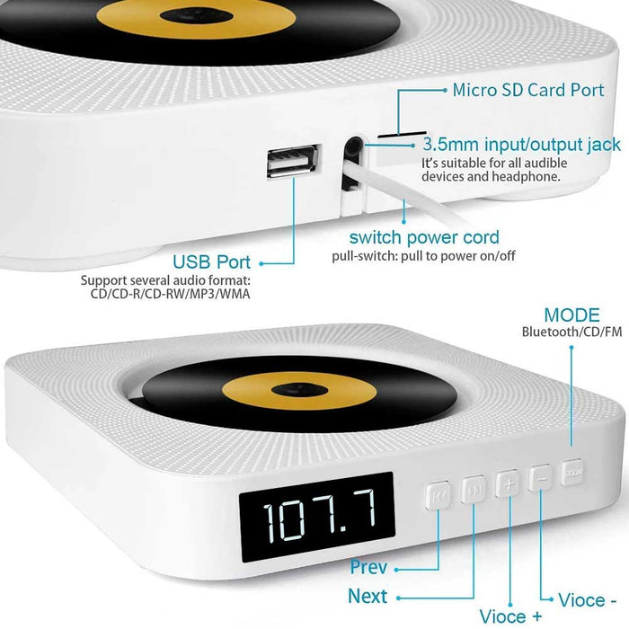 MelodicMount – Wall Mountable CD Player