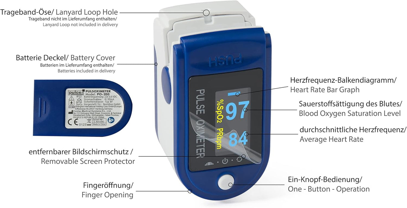 PulseView One – Fingertip Pulse Oximeter