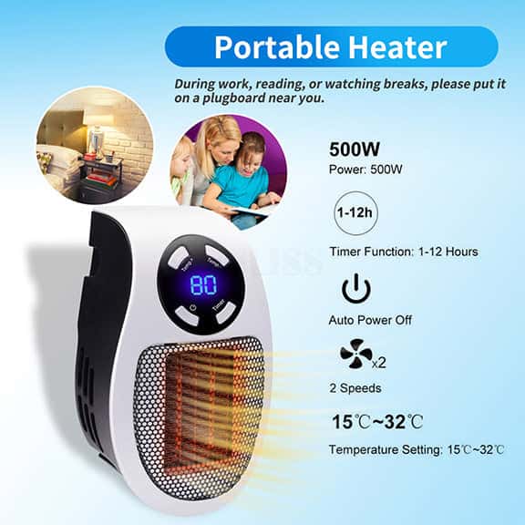Warmlet - Portable Electric Room Heater