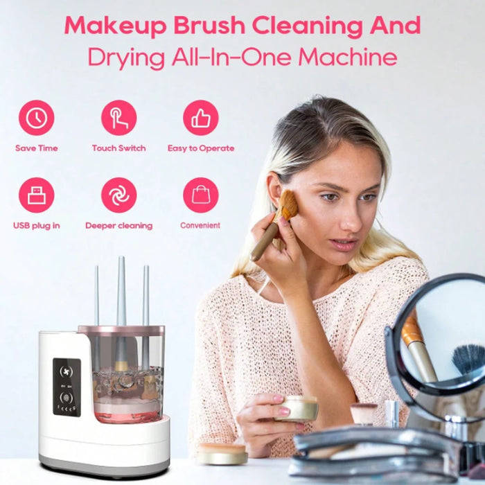 Effortless Clean Electric Makeup Brush Cleaner Machine-4