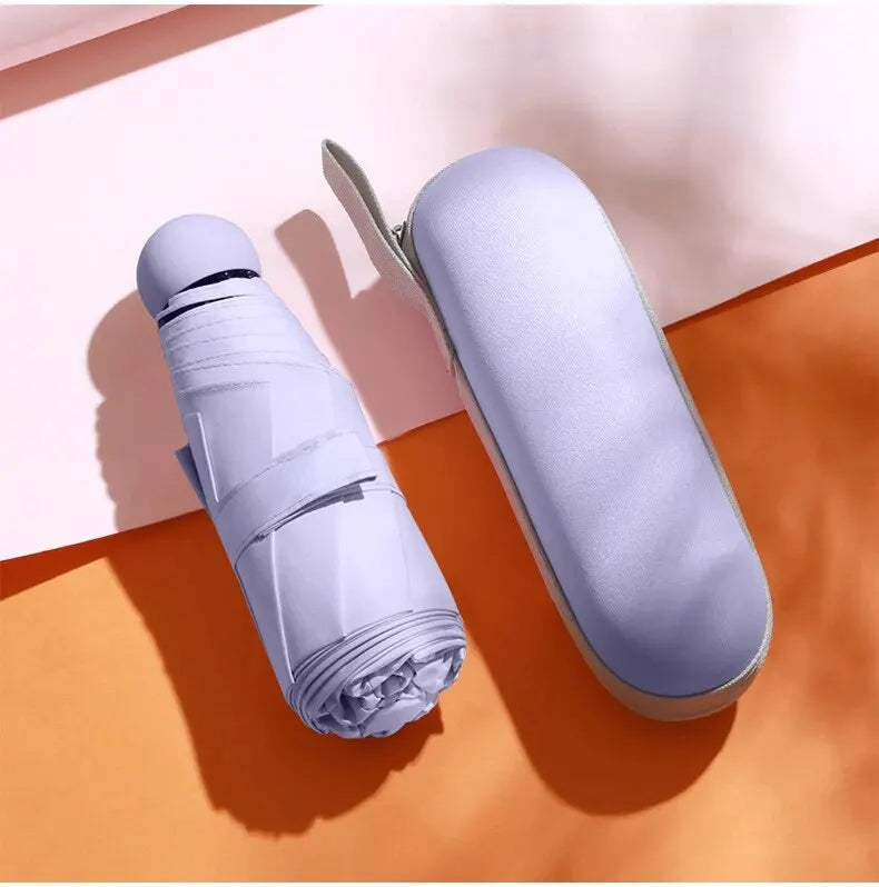 Variant image for Compact Capsule Umbrella - Stylish Sun & Rain Protection-1