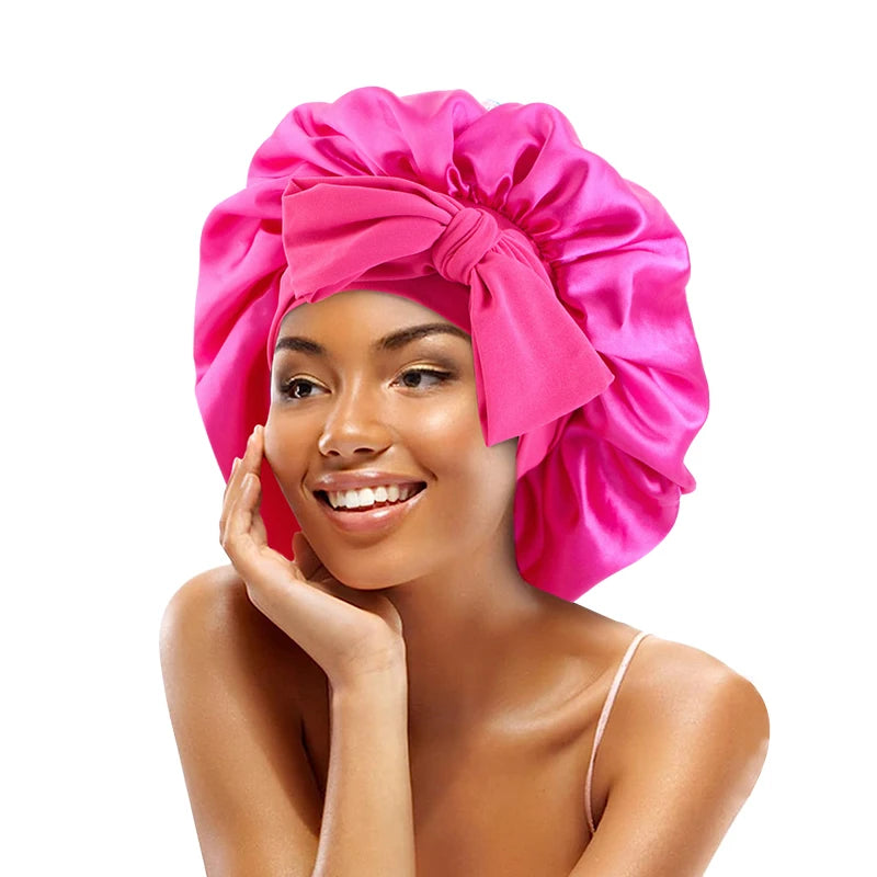 Variant image for Satin Sleep Cap - Adjustable Hair Bonnet for Women, 21 Colors-10