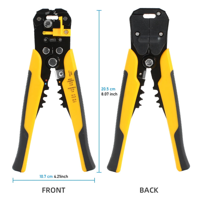 Automatic Wire Stripper and Crimper Tool for Precision Stripping-3