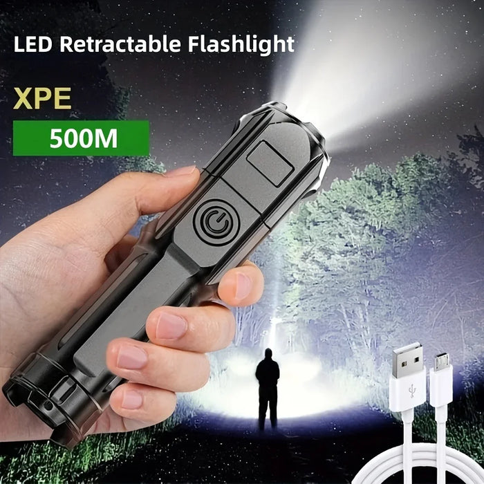 UltraBright Rechargeable Flashlight - 1000 Lumens EDC Tool-2