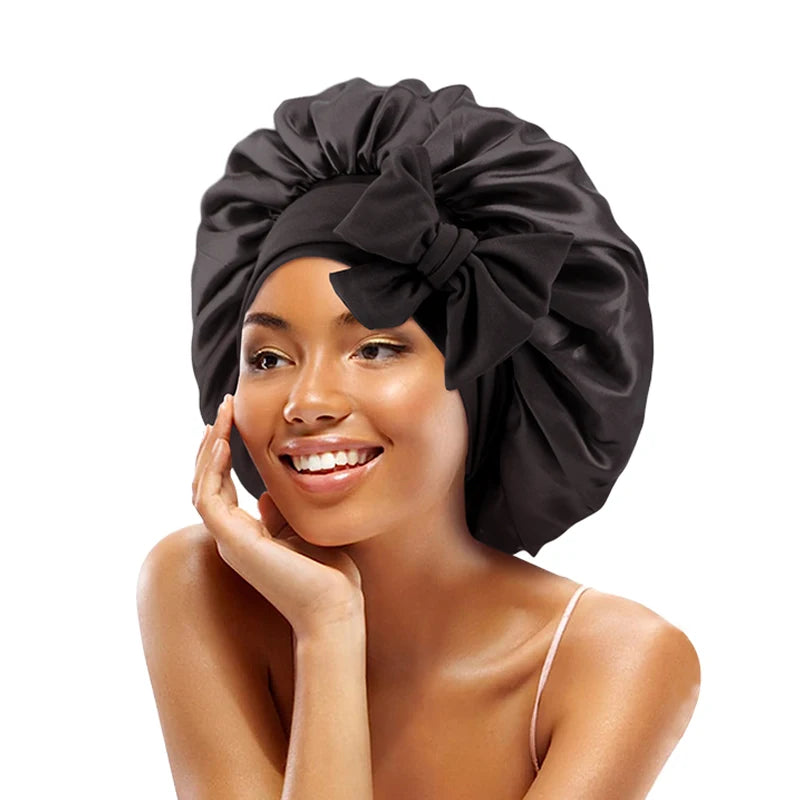 Variant image for Satin Sleep Cap - Adjustable Hair Bonnet for Women, 21 Colors-13
