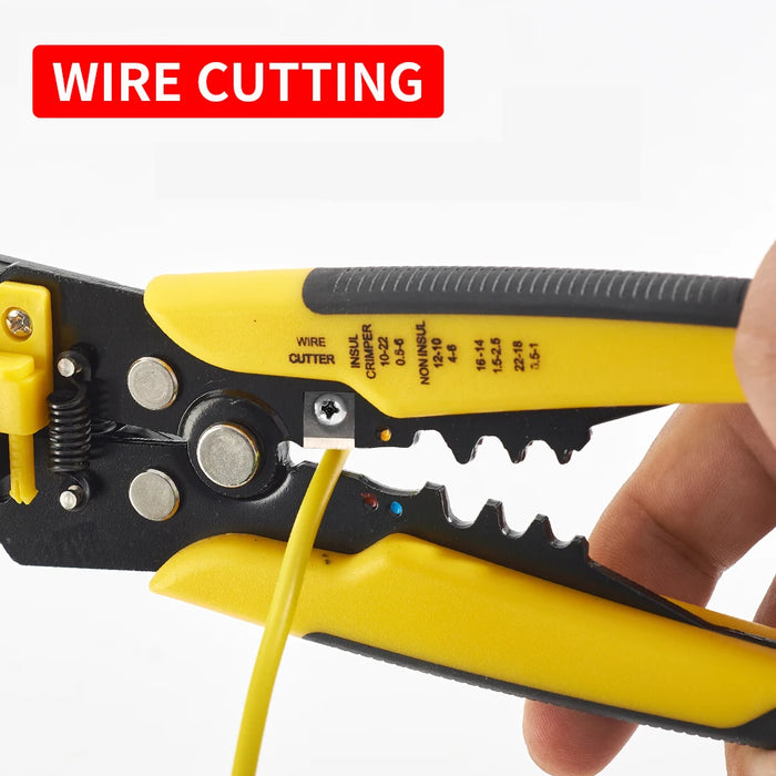 Automatic Wire Stripper and Crimper Tool for Precision Stripping-4