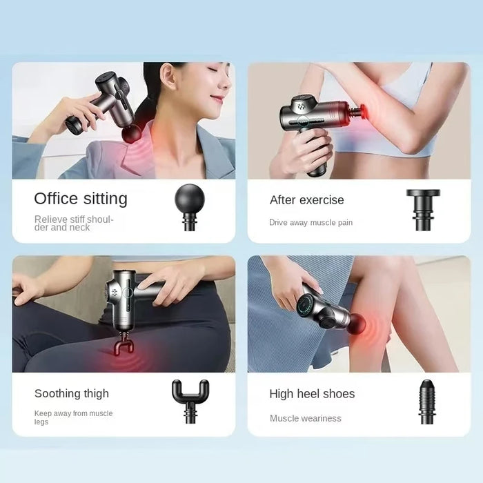 Deep Tissue Massage Gun - Portable Electric Muscle Relief Device-4