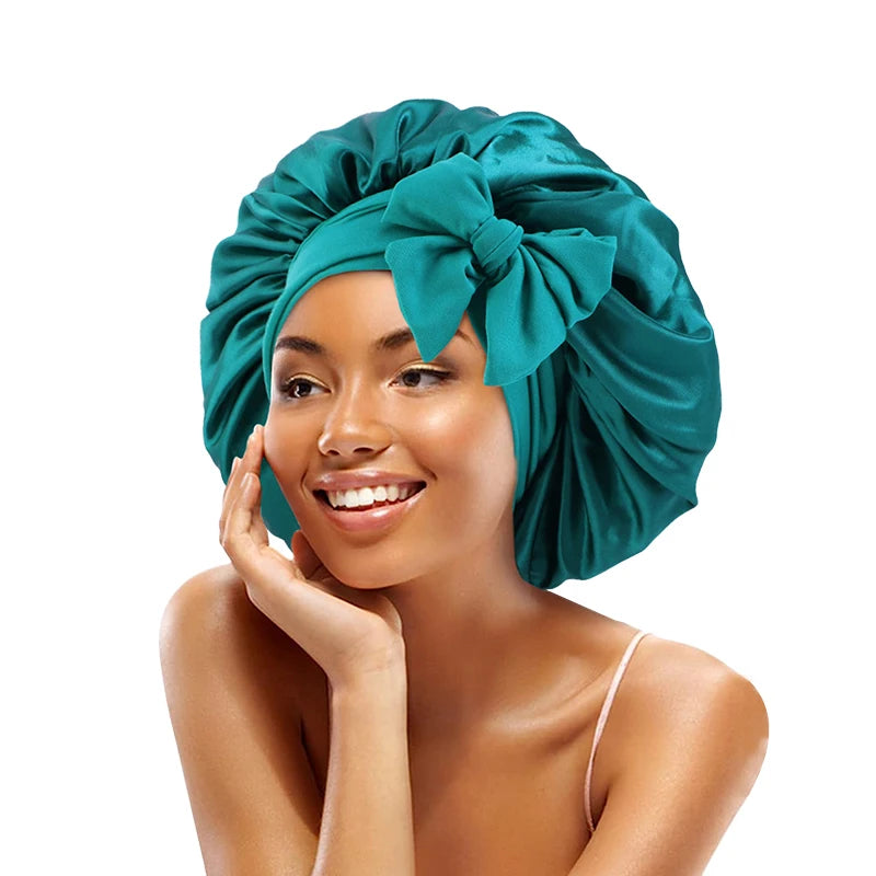 Variant image for Satin Sleep Cap - Adjustable Hair Bonnet for Women, 21 Colors-17