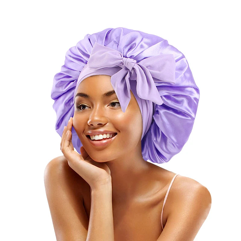 Variant image for Satin Sleep Cap - Adjustable Hair Bonnet for Women, 21 Colors-5