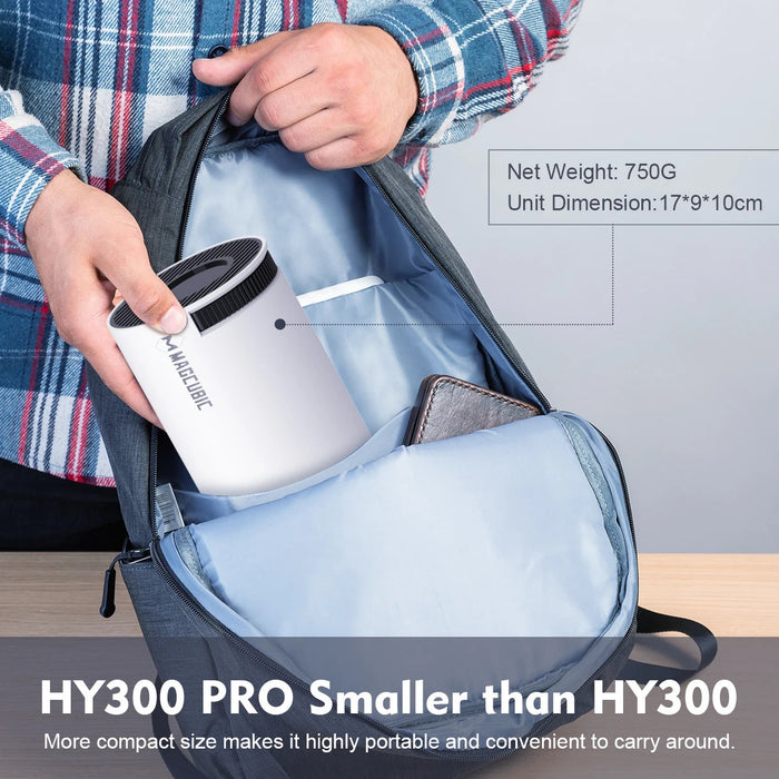 NovaView HY300 Pro - 4K Mini Projector with Android 11