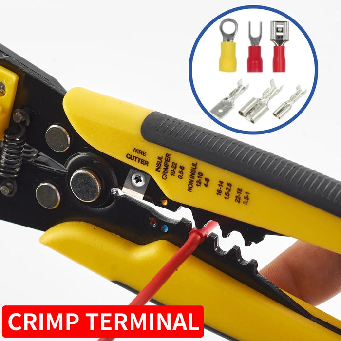 Automatic Wire Stripper and Crimper Tool for Precision Stripping-5