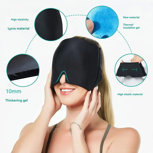 Soothing Gel Eye Mask - Multi-Purpose Sleep & Migraine Relief-2