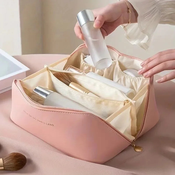 Chic Travel Makeup Bag - Large Capacity Cosmetic Organizer-1