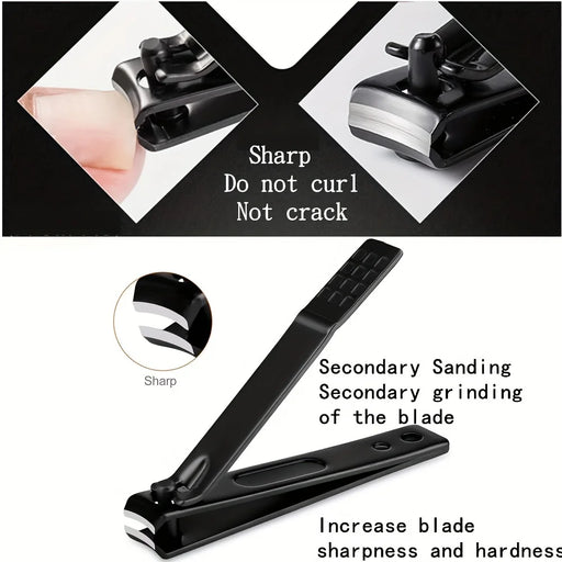 Precision Nail Clippers Kit - Ultra Sharp Fingernail & Toenail Cutters-2