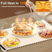 Smart Electric Food Warmer Warming Tray with Timer - Portable Design-3
