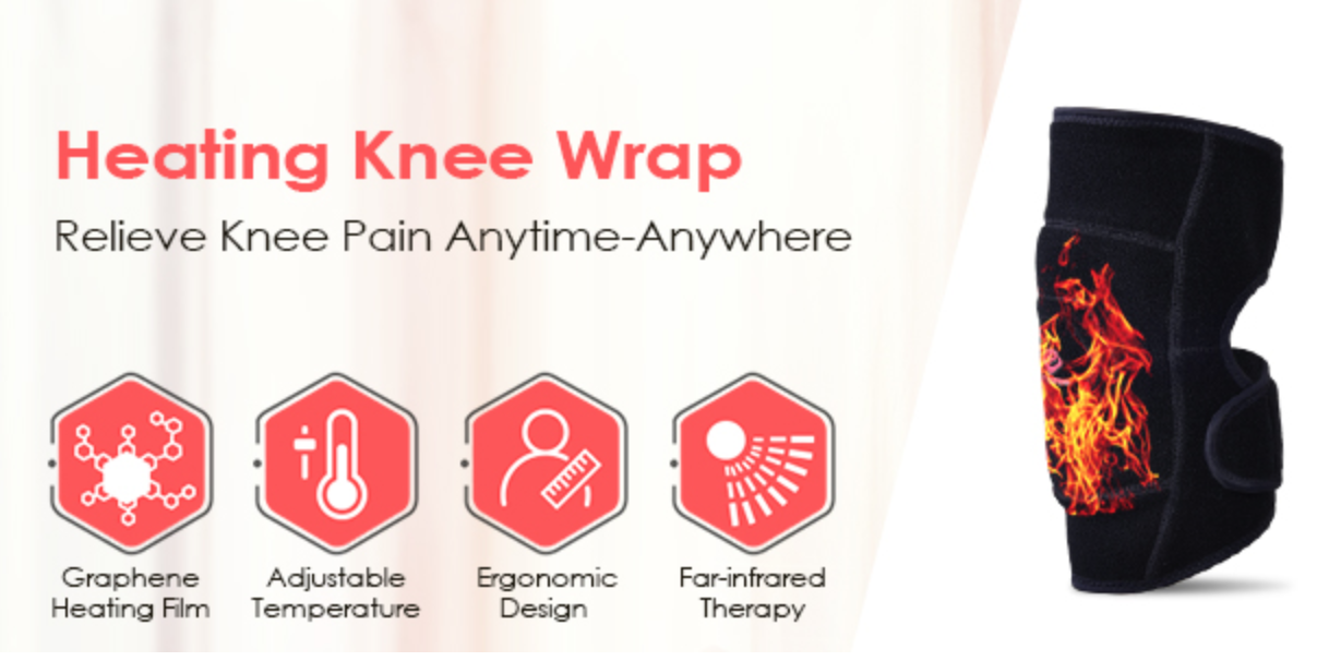 Kneesoothe Wrap – Infrared Knee Heating Pad