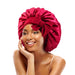 Variant image for Satin Sleep Cap - Adjustable Hair Bonnet for Women, 21 Colors-7